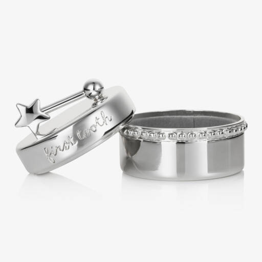 Bam Bam-Silver Plated Tooth Fairy Box (5cm) | Childrensalon