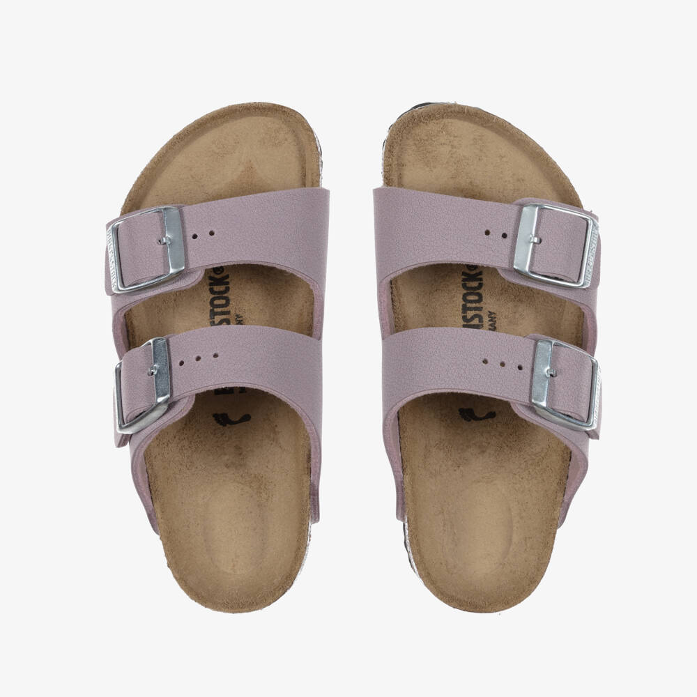Birkenstock-Girls Faded Purple Arizona Sandals | Childrensalon