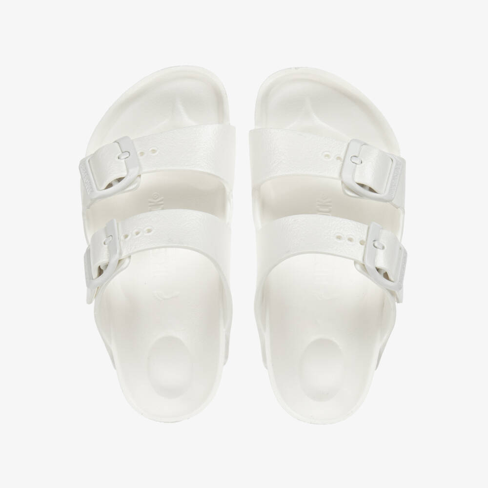 Birkenstock-White Arizona Eva Sandals | Childrensalon
