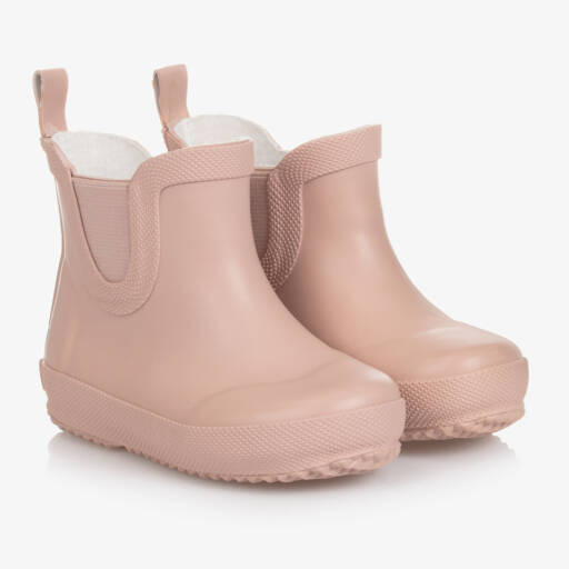 CeLaVi-Girls Pink Short Rain Boots | Childrensalon