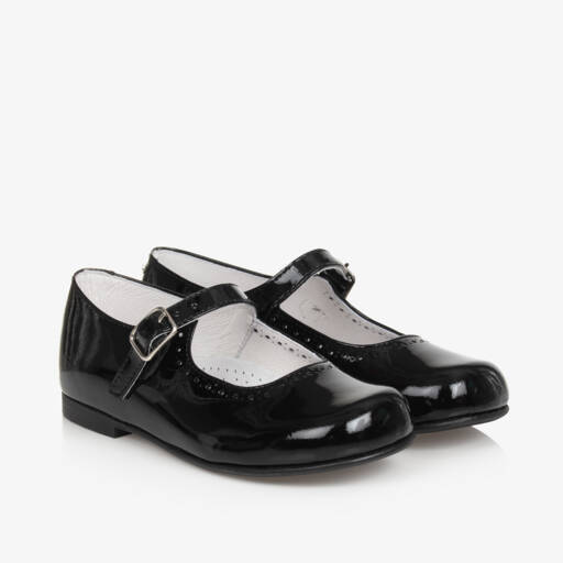 Children's Classics-Black Patent Leather Mary Jane Shoes | Childrensalon