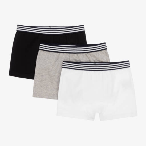 Childrensalon Essentials-Boys Organic Cotton Boxer Briefs (3 Pack) | Childrensalon