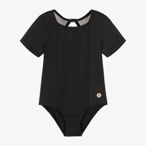 Danskin-Girls Black Mesh Leotard | Childrensalon