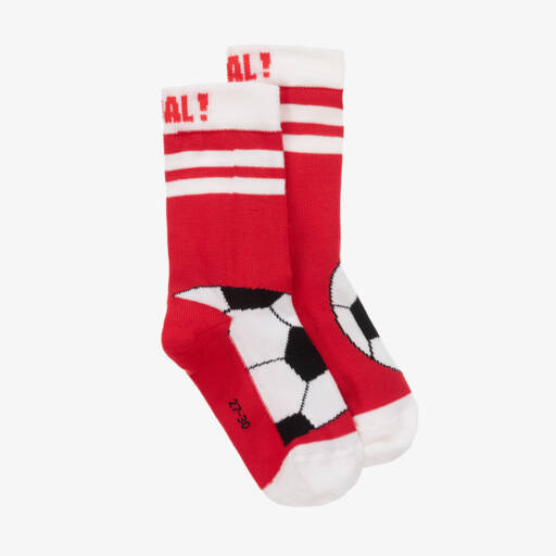 Falke-Red Football Sports Socks | Childrensalon
