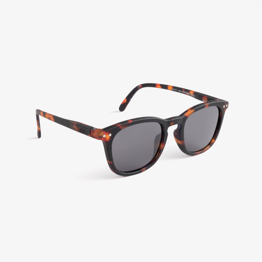 IZIPIZI-Brown Tortoise Shell UV Protective Sunglasses (5-7 years) | Childrensalon