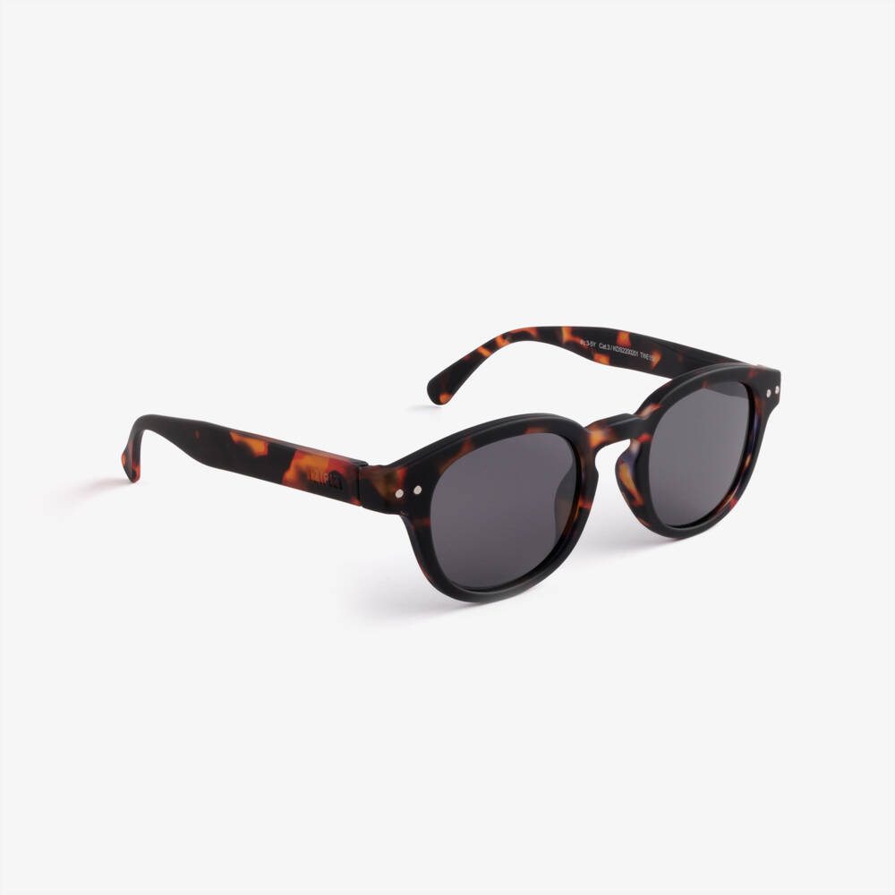 IZIPIZI-Brown Tortoiseshell UV Protected Sunglasses (3-5 years) | Childrensalon