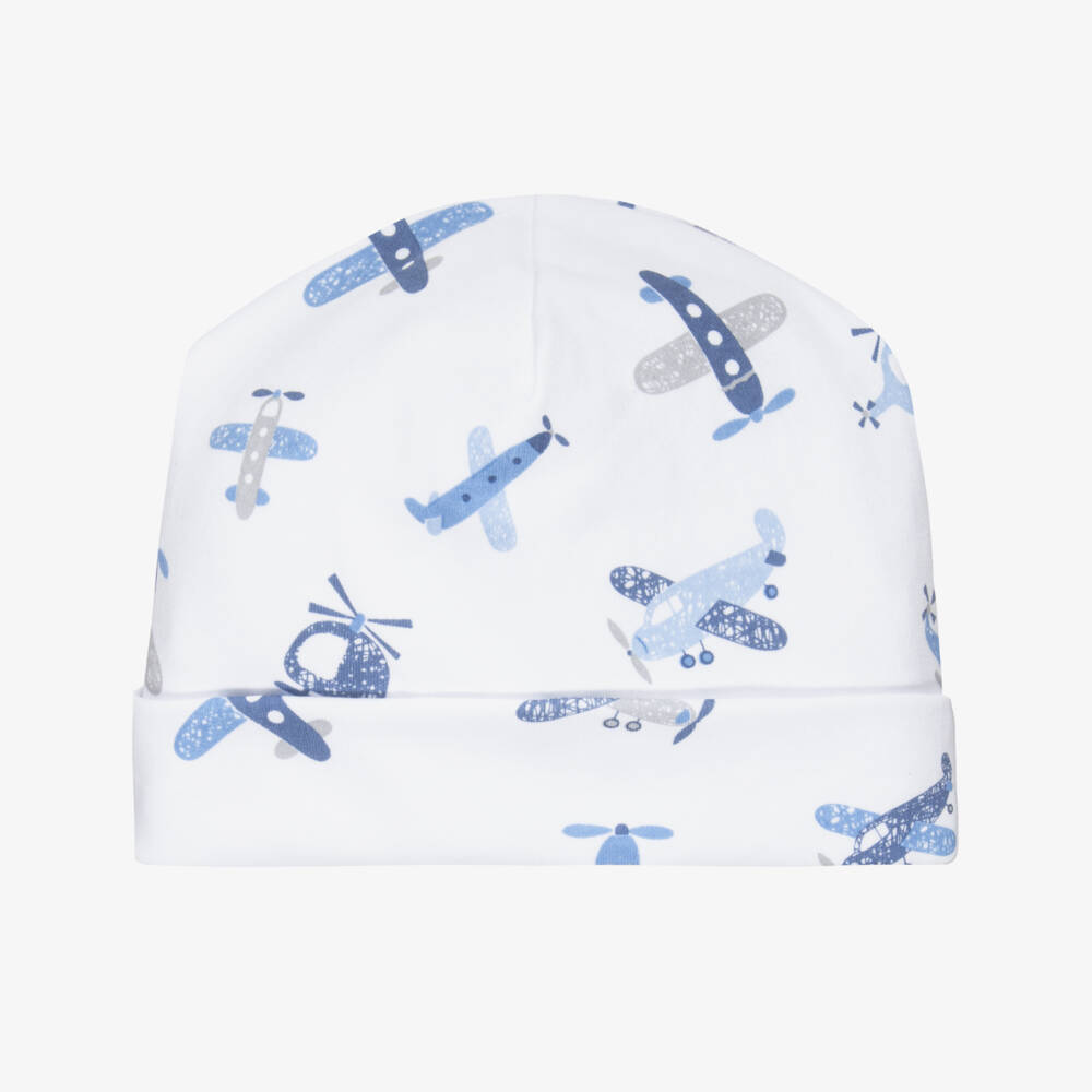 Kissy Kissy-Baby Boys Awesome Aircrafts Hat in Pima Cotton | Childrensalon