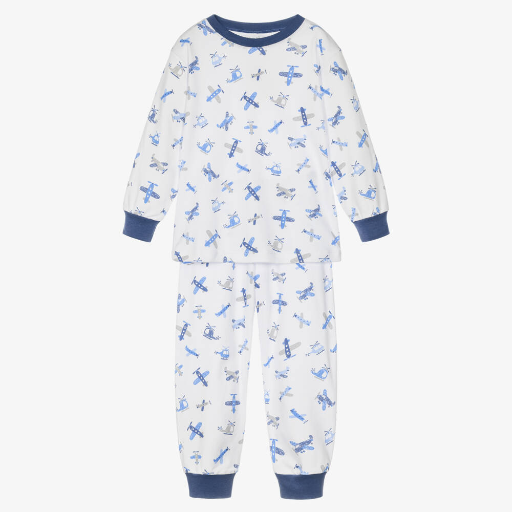 Kissy Kissy-Boys Awesome Aircraft Pima Cotton Pyjamas | Childrensalon