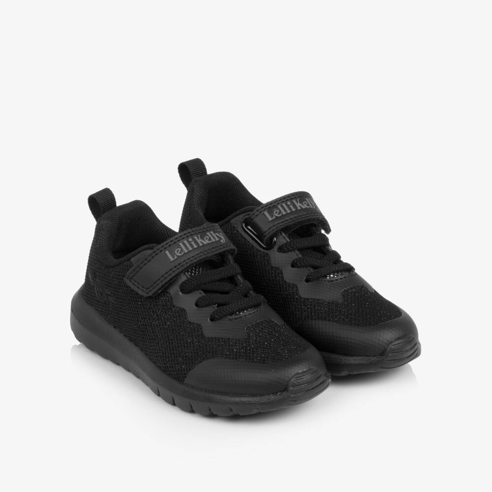 Lelli Kelly-Girls Black Adelaide Indoor Sports Trainers | Childrensalon