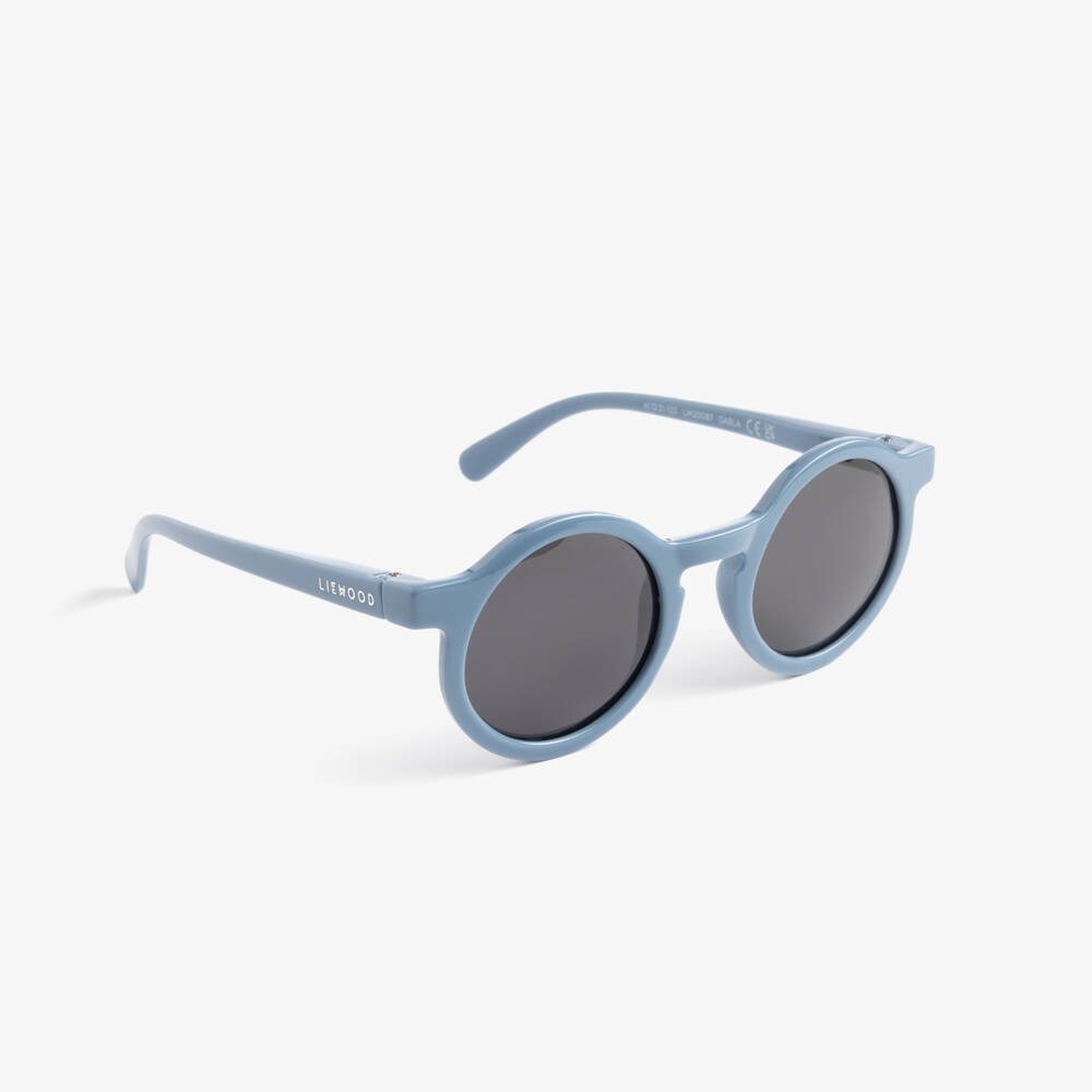 Liewood-Blue Round Sunglasses | Childrensalon