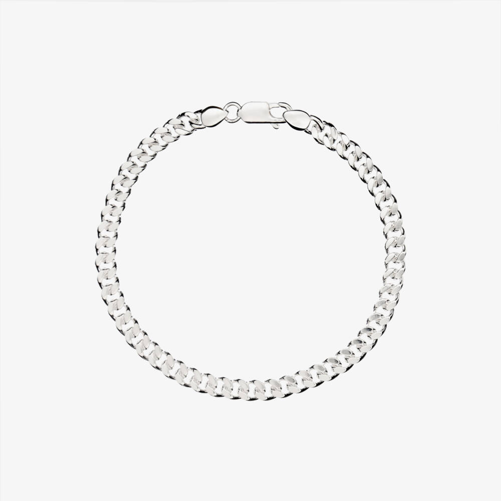Little Star-Boys Sterling Silver Curb Chain Bracelet | Childrensalon