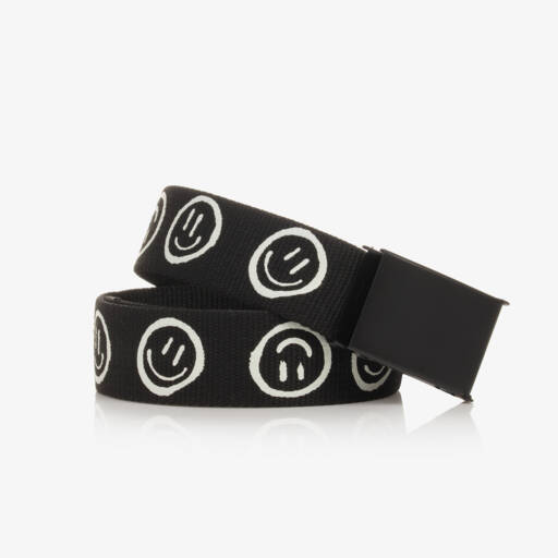 Molo-Black Graphic Woven Belt | Childrensalon