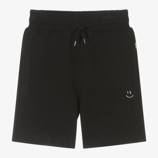 Molo-Black Organic Cotton Shorts | Childrensalon