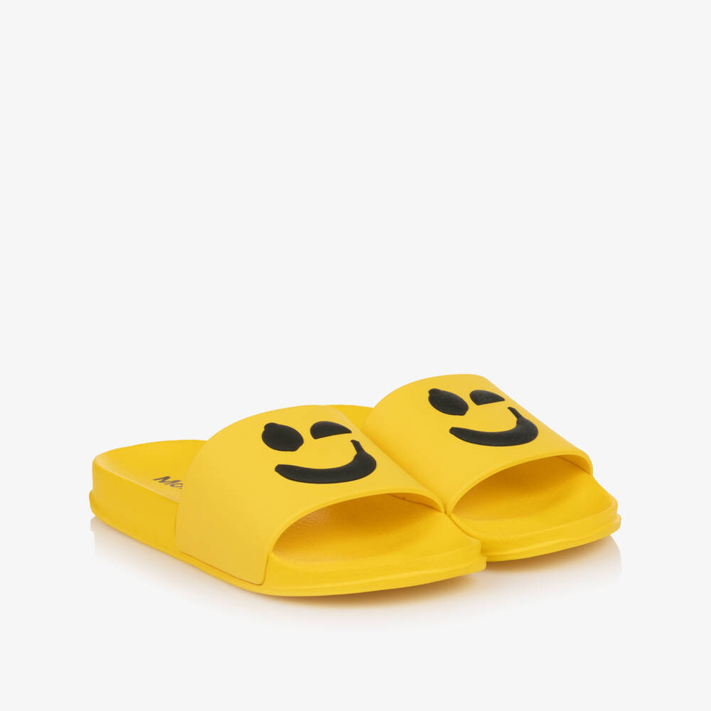 Molo-Yellow Winking Face Sliders | Childrensalon