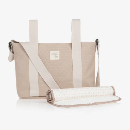 Pasito a Pasito Walking Mum-Beige Stroller Changing Bag (41cm) | Childrensalon