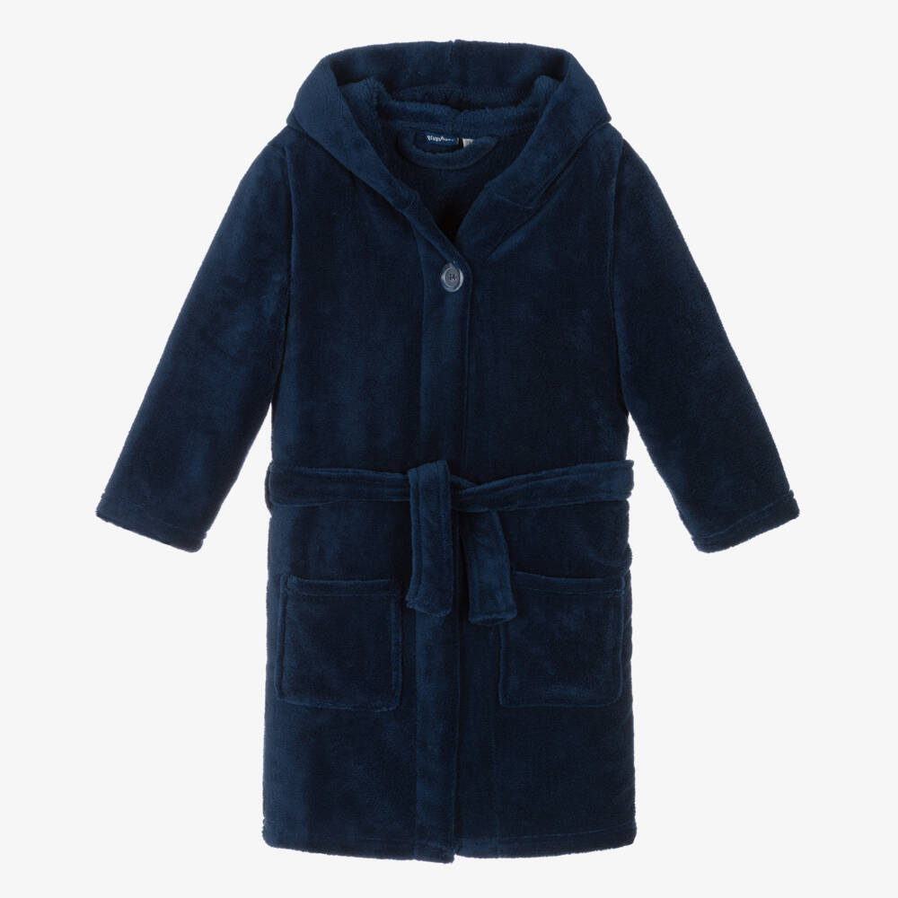 Playshoes-Blue Fleece Dressing Gown | Childrensalon