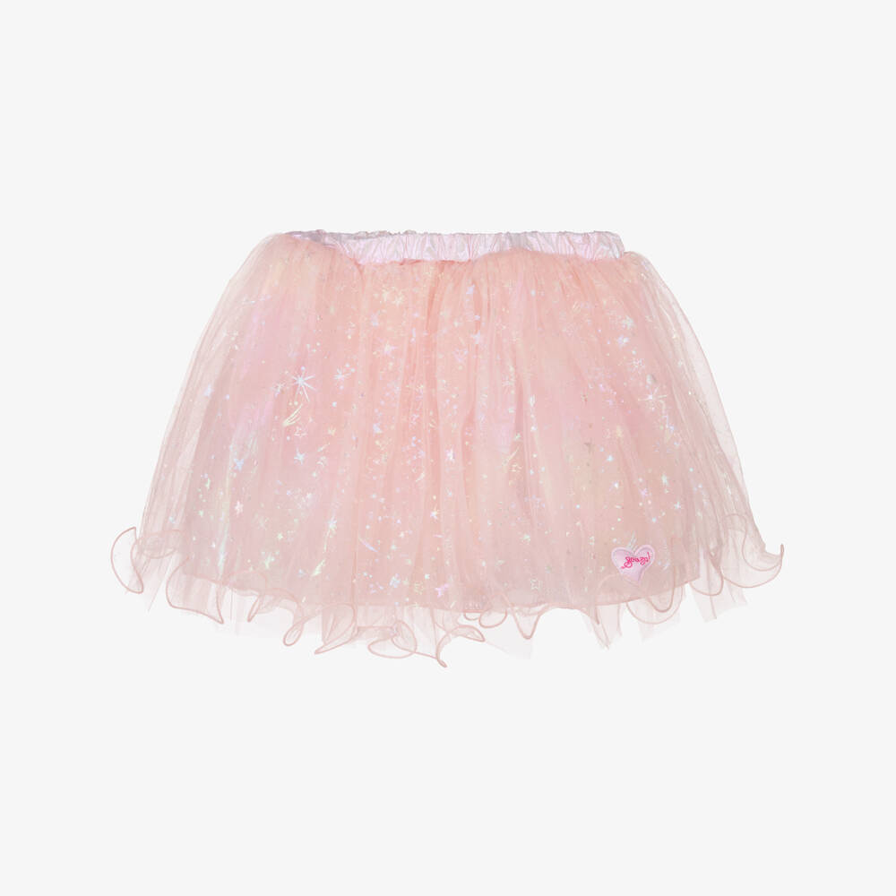 Souza-Girls Pink Tulle Tutu Skirt with Iridescent Star Print | Childrensalon
