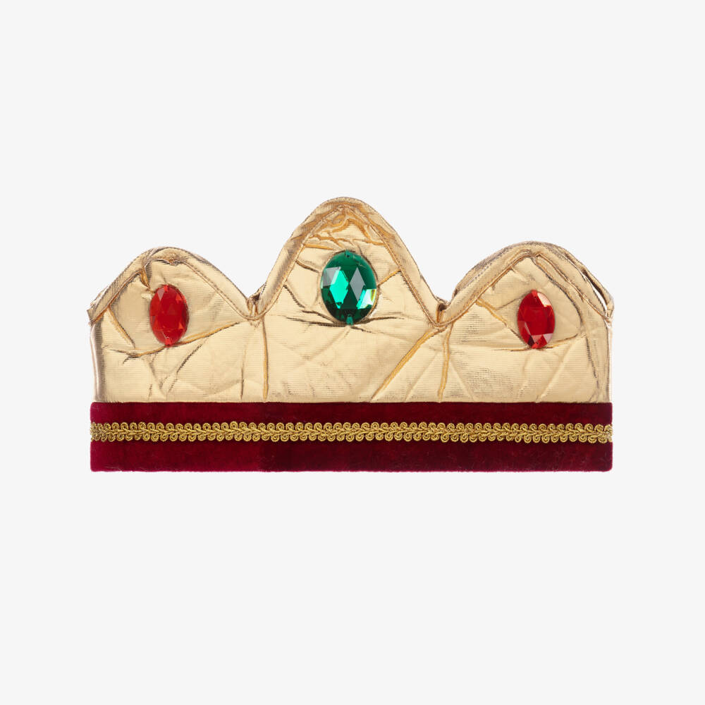 Souza-Red & Gold Dressing-Up Crown | Childrensalon